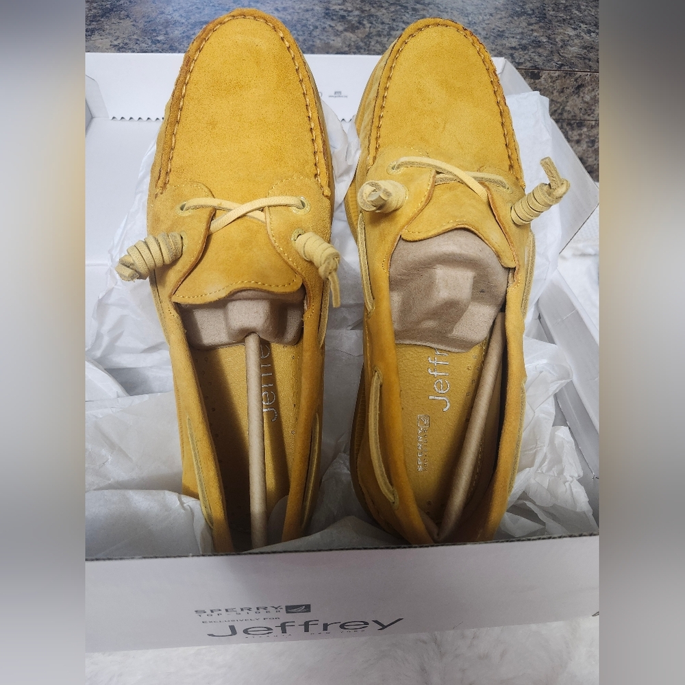 Jeffrey Campbell Mustard Suede Men's Loafers